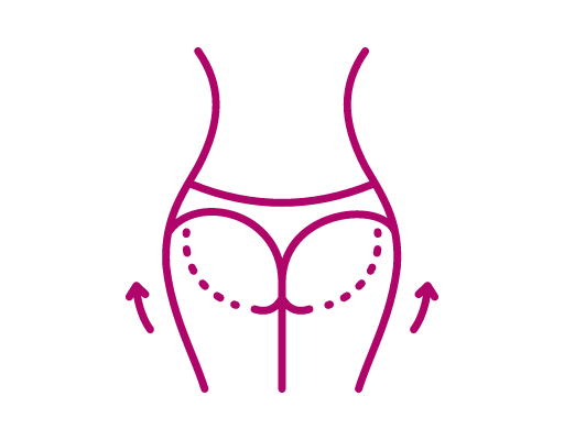 Fettabsaugung Gesäß Icon