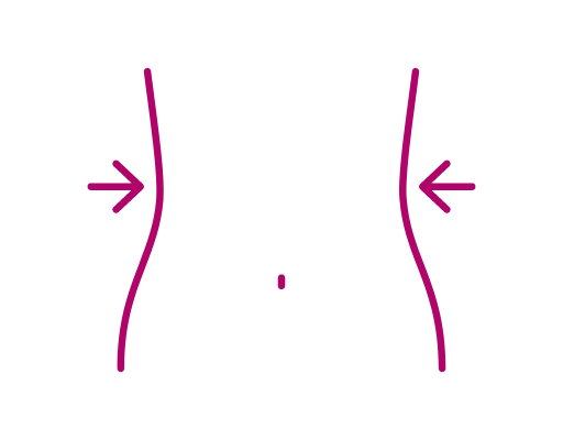 Fettabsaugung Hüfte Icon